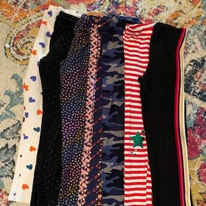 Girls Leggings Lot of 7, size 7/8